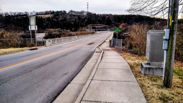 20191117 Lake Taneycomo Bridge from Hensley Street 600x338 - MoDOT to Reduce Lake Taneycomo Bridge to One-Lane Tuesday