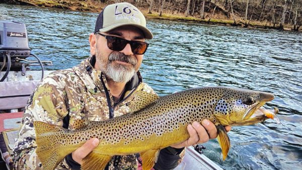 210430 Mario with Big Brown Edit Edit 600x338 - Look, coming through the water; it's a lure, it's a piece of art, it's a "LOZ!"