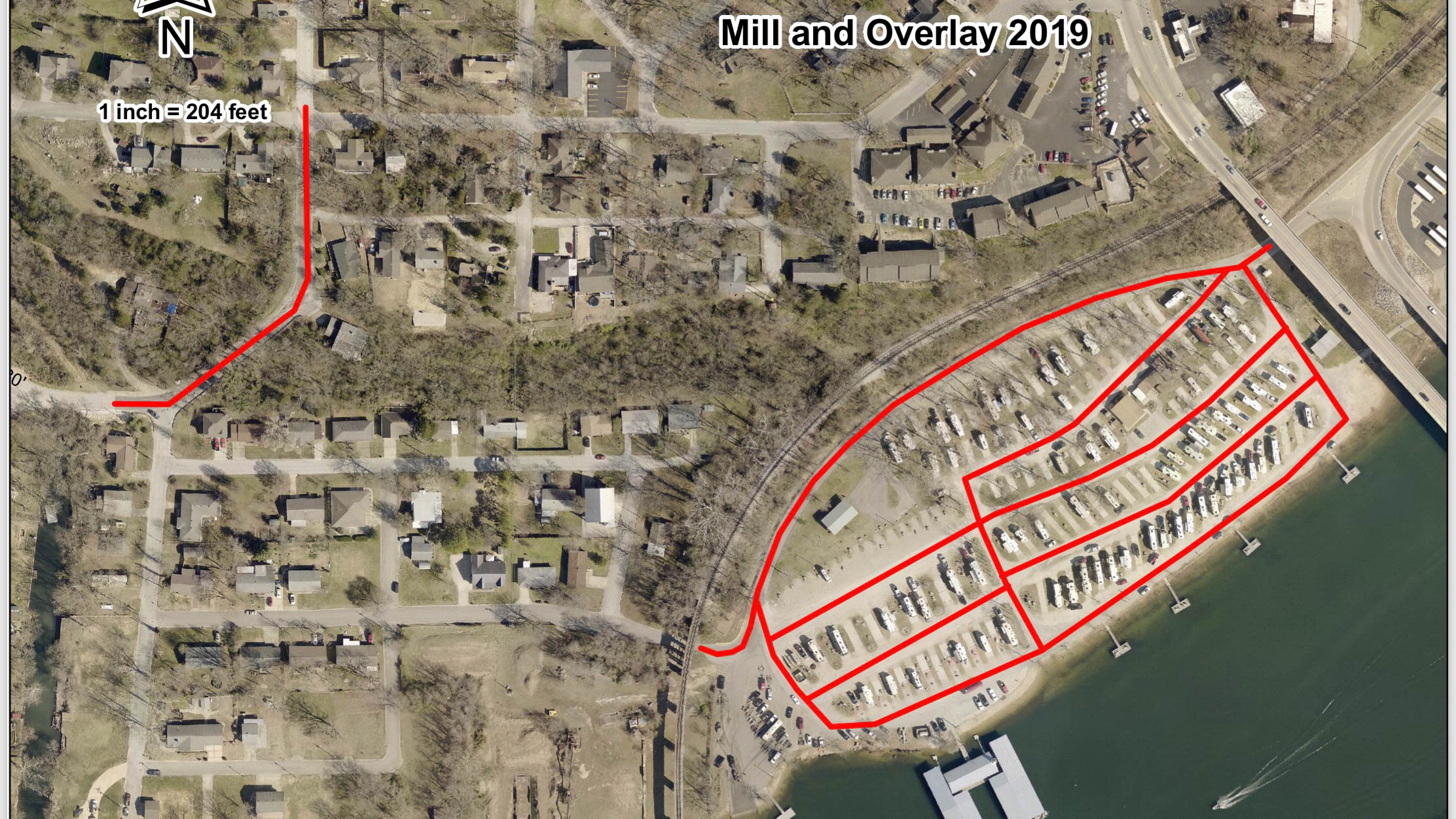 190817 1time Campground Mill and Overlay 2019 - One Way Traffic Near Branson Downtown Next Week for Road Work