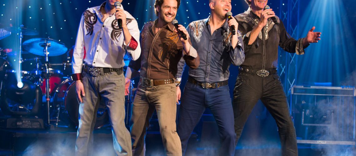 The New South quartet from one of Branson's amazing live  shows, the "Grand Jubilee."