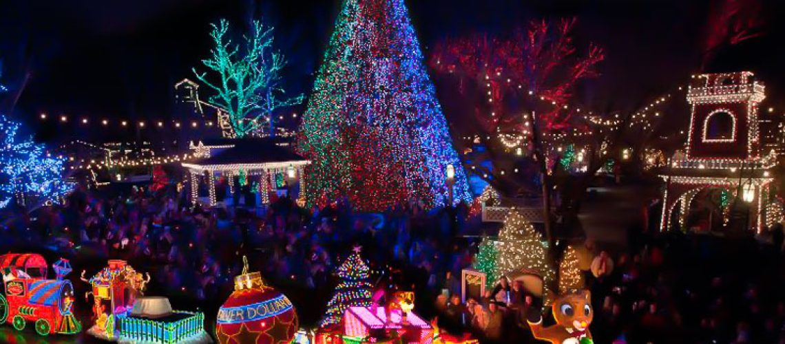 Rudolph's Holly Jolly™ Christmas Light Parade at Silver Dollar City's Old Time Christmas