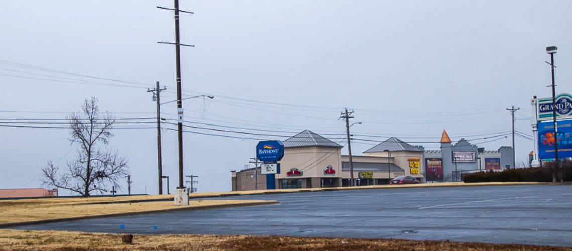 Location of proposed "Aquarium at the Boardwalk"at the corner of Glory Road and Highway 76.